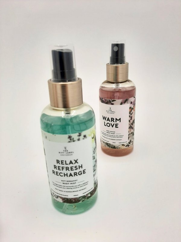 'Relax refresh recharge' Body mist