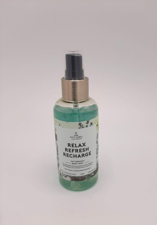 Body mist Relax refresh recharge