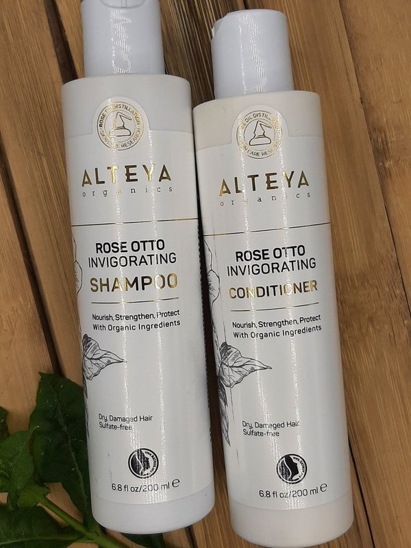 Alteya Organics Elvyttävä ruusuöljy shampoo 200ml